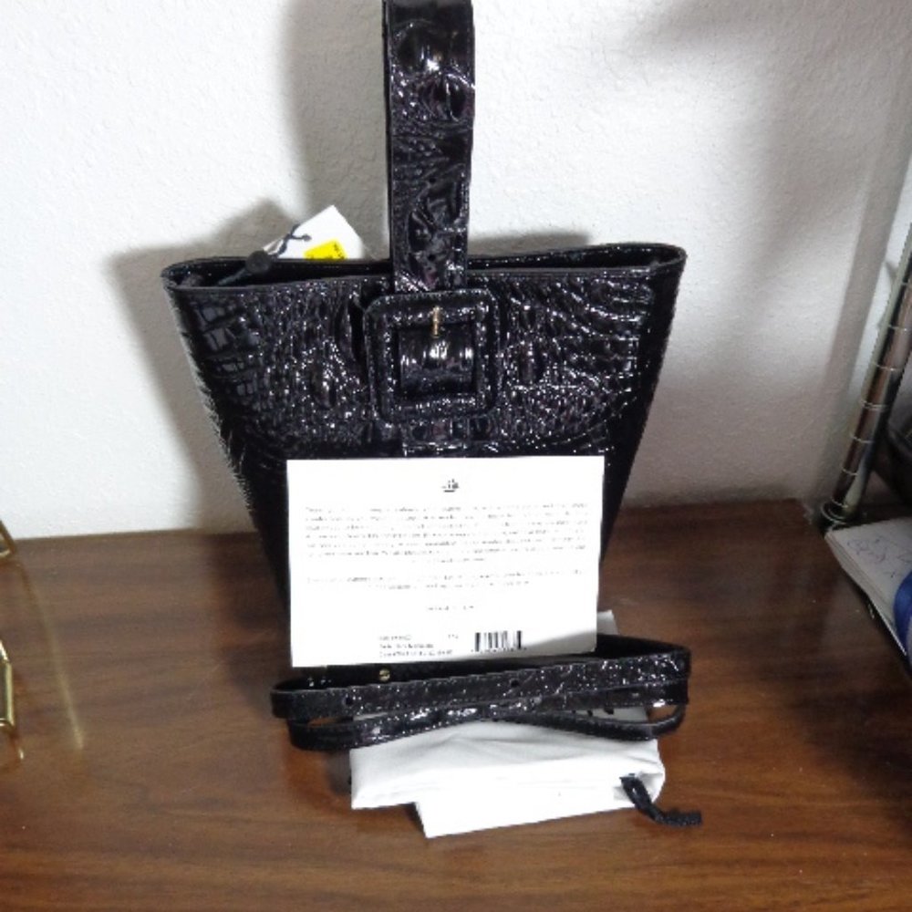 NEW Brahmin Black Faith 3 in 1 Crossbody Shoulder Bag Melbourne Leather EXACT - Picture 10 of 15
